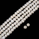 2.0mm Large Hole Fresh Water Pearl Potato Shape Beads 8mm 10mm 12mm 13mm 13" Strand
