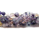 Natural Rainbow Fluorite Smooth Round Beads 4mm 5mm 6mm 7mm 8mm 10mm 15.5"Strand