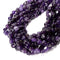 Natural Amethyst Pebble Nugget Beads Size 9-11mm 15.5'' Strand