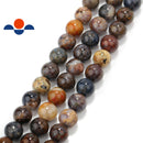 Natural Brown Pietersite Smooth Round Beads 6mm 8mm 10mm 15.5" Strand