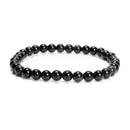 Rainbow Obsidian Smooth Round Beads Bracelet 6mm 8mm 10mm 7.5'' Length 3 PCS/Set