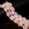 Natural Rose Quartz Faceted Drop Beads Size 13x20mm 15.5" Strand