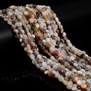 Natural Botswana Agate Pebble Nugget Beads Size 6-7mm 15.5''Strand