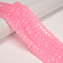 Natural Rose Quartz Faceted Round Beads 6mm 8mm 10mm 12mm 15.5" Strand