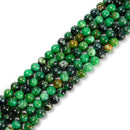 Natural Variscite Smooth Round Beads Size 6mm 8mm 10mm 15.5'' Strand