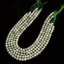 Natural Genuine Green Jade Smooth Round Beads Size 6mm 8mm 10mm 15.5'' Strand