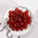 Carnelian Smooth Round Beads 4mm 6mm 8mm 10mm 12mm 15.5" Strand
