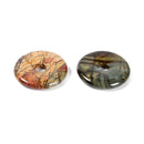 Red Creek Jasper Donut Circle Pendant Size 38-40mm Sold Per Piece