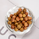 Golden Sandalwood Smooth Round Beads 6mm 8mm 10mm 12mm 15.5" Strand