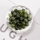 Natural Canadian Jade Smooth Round Size 6mm 8mm 10mm 15.5'' Strand