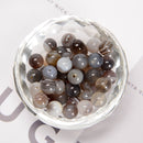 Botswana Agate Smooth Round Beads 6mm 8mm 10mm 12mm 15.5" Strand