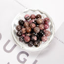 Rhodonite Smooth Round Beads 4mm 6mm 8mm 10mm 12mm 15.5" Strand