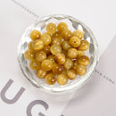 Golden Tiger's Eye Smooth Round Beads 4mm 6mm 8mm 10mm 12mm 15.5" Strand