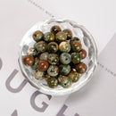 Rainforest Jasper Rhyolite Smooth Round Beads 4mm 6mm 8mm 10mm 12mm 15.5” Strand
