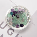 Fluorite Smooth Round Beads 4mm 6mm 8mm 10mm 12mm 15.5" Strand