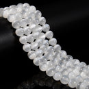 Natural Selenite Smooth Round Beads Size 6mm 8mm 10mm 12mm 16mm 18mm 15.5"Strand