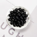 Black Onyx Matte Round Beads 4mm 6mm 8mm 10mm 12mm Approx 15.5" Strand