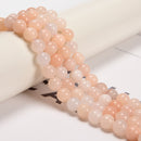 Pink Aventurine Smooth Round Beads 6mm 8mm 10mm 12mm 15.5" Strand