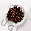Red Tiger's Eye Smooth Round Beads 4mm 6mm 8mm 10mm 12mm 15.5" Strand