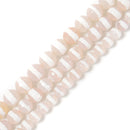 White Striped Tibetan Agate Faceted Round Beads 8mm 10mm 12mm 15.5" Strand