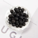 Natural Black Lava Rock Stone Round Beads 4mm 6mm 8mm 10mm 12mm 15.5" Strand