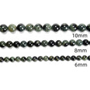 Kambaba Jasper Smooth Round Beads 4mm 6mm 8mm 10mm 12mm 15.5" Per Strand