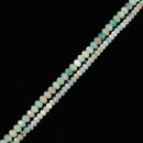 Amazonite Faceted Rondelle Beads Size 2x3mm 3x4mm 15.5" Strand