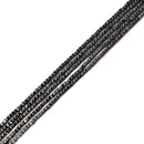 Gray/Gold/Silver/Copper Plated Hematite Smooth Dice Cube Beads 2x2mm 15.5" Strand