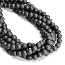 Gray Hematite Matte Round Beads 2mm 3mm 4mm 6mm 8mm 10mm 12mm 15.5" Strand