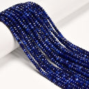 Natural Sodalite Faceted Rondelle Beads Size 2x4mm 15.5'' Strand