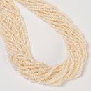 Natural White Fresh Water Pearl Nugget Shape Beads Size 2-3mm 15" Strand