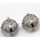 Silver Metal Oil Diffuser Pendant Tree of Life Size 16x30mm Sold Per Piece