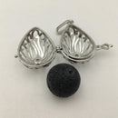 Silver Metal Oil Diffuser Pendant Teardrop Size 20x28mm Sold Per Piece
