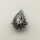 Silver Metal Oil Diffuser Pendant Teardrop Size 20x28mm Sold Per Piece