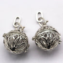 Silver Metal Oil Diffuser Pendant Round Size 24mm Sold Per Piece