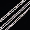 Natural White Fresh Water Pearl Baroque Shape Beads 4x8mm 5x8mm 6x8mm 15''Strand