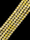 Grade AA Natural Golden Rutilated Quartz Smooth Round Beads Size 8mm 15.5'' Strd