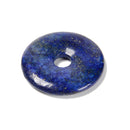 Lapis Donut Circle Pendant Size 40mm Sold by Piece