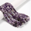 Graduated Chevron Amethyst Carved Pumpkin Beads Size 5x8mm-10x14mm 18'' Strand