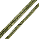 Natural Green Jade Heishi Disc Beads Size 1.5x4mm 1.5x6mm 15" Strand