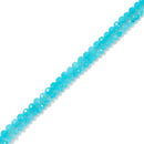Blue Amazonite Faceted Round Beads Size 2.5mm 3.5mm 4mm 5mm 6mm 15.5" Strand