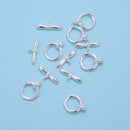 925 Sterling Silver OT Clasp Size 10.5x15mm 2 Sets Per Bag