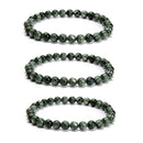 Grade AAA Seraphinite Smooth Round Beaded Bracelet Size 6mm 7.5'' Length