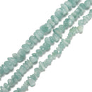 Iridescent Dark Green Moonstone Irregular Pebble Nugget Chip 5-6mm 7-8mm 16''Str