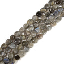 Natural Labradorite Pebble Nugget Beads Size 8-12mm x 12-15mm 15.5'' Strand
