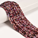 Natural Multi-Color Spinel Faceted Cube Beads Size 2-2.5mm 15.5'' Strand