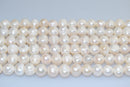 2.0mm Large Hole Fresh Water Pearl Potato Shape Beads 8mm 10mm 12mm 13mm 13" Strand