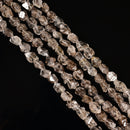 Natural Herkimer Diamond Quartz Side Drill Nugget Beads 6-8x10-12mm 15.5" Strand
