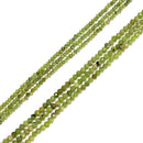 Natural Canadian Nephrite Jade Faceted Round Beads Size 2mm 3mm 15.5'' Strand