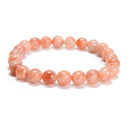 Sunstone Lepidocrocite Smooth Round Beaded Bracelet 8mm 7.5'' Length 3 PCS/Set